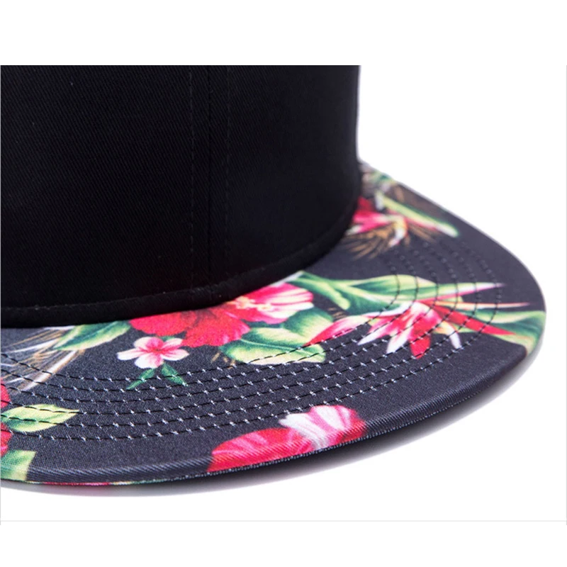 Кепка мужская Snapback Женская Хип-хоп папа шляпа Регулируемая плоская Bill хлопковая