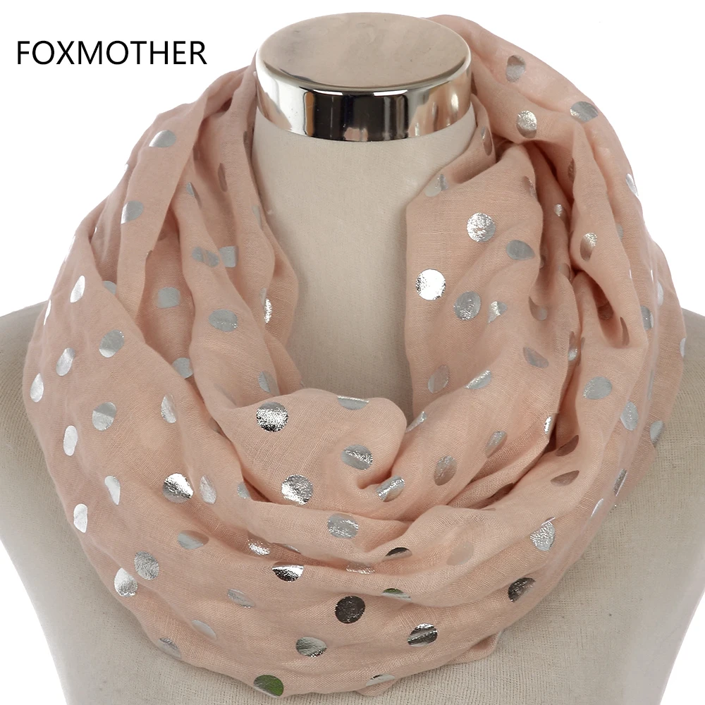 Женский шарф FOXMOTHER модный темно синий розовый черный женский кольцо|scarf for women|ring