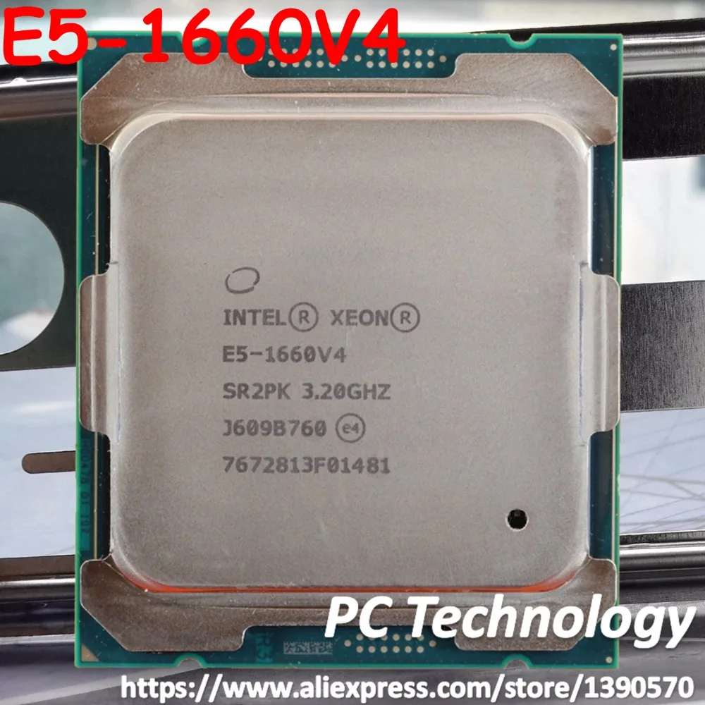 Оригинальный процессор Intel Xeon 3 20 OEM версия 1660 ГГц м 8 ядер E5 1660v4 бесплатная