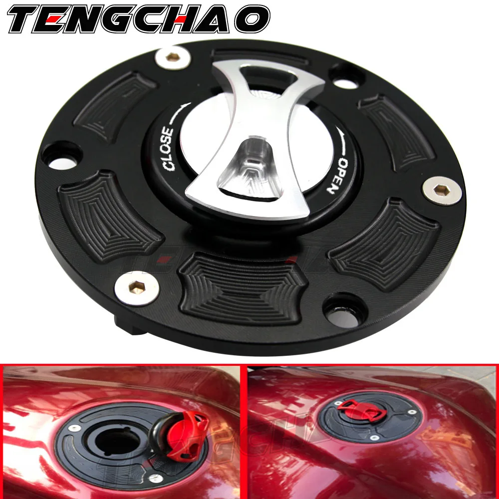 Мотоцикл с ЧПУ бак Топливный Газ крышка без ключа Крышка для Aprilia Mille RSV1000 98-03 Tuono 1000
