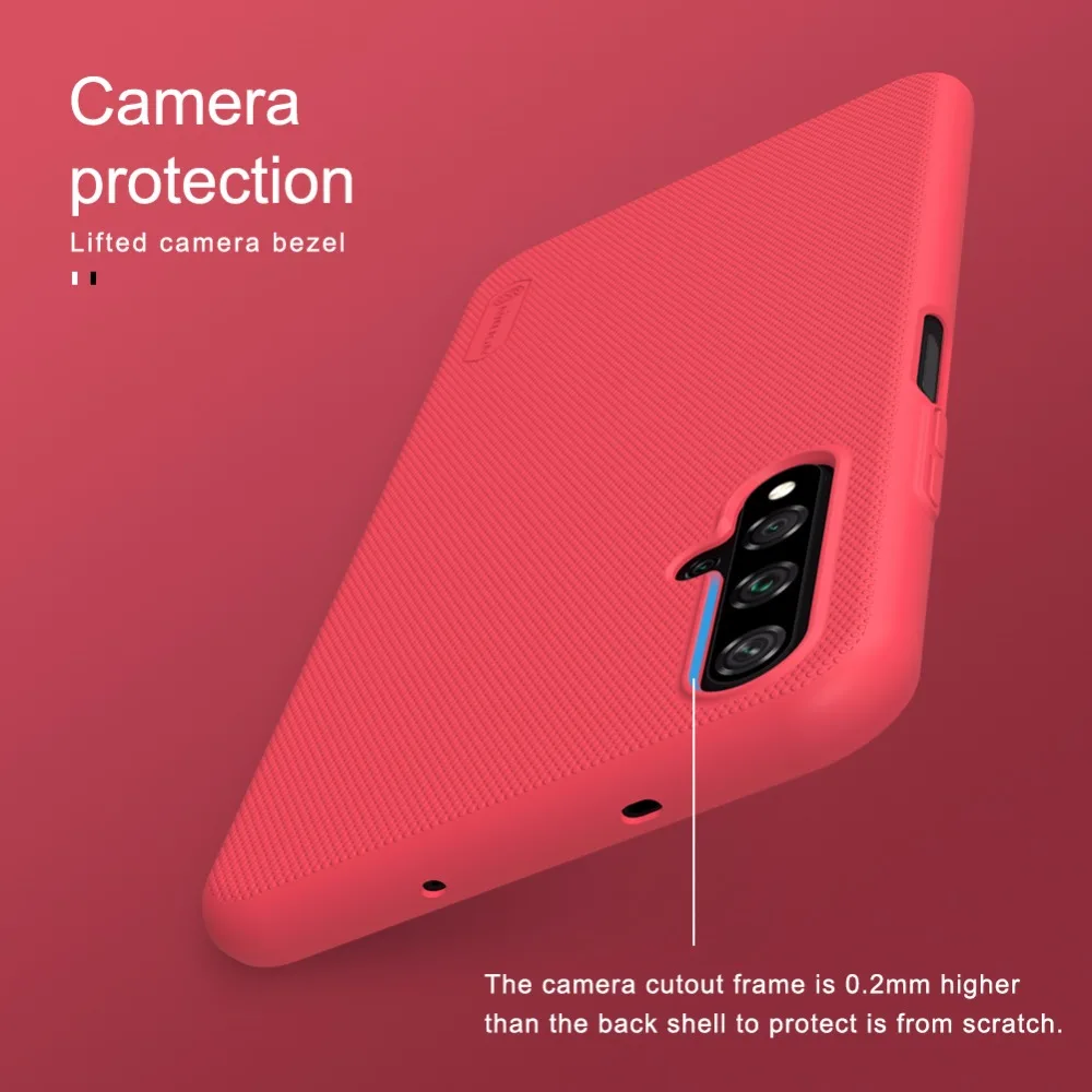 Чехол для huawei Honor 20, NILLKIN, Супер Матовый экран, матовая жесткая задняя крышка из ПК, Honor 20, чехол, подарок, держатель для телефона