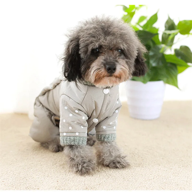 Новинка одежда для домашних животных зимнее теплое пальто тренировочный костюм