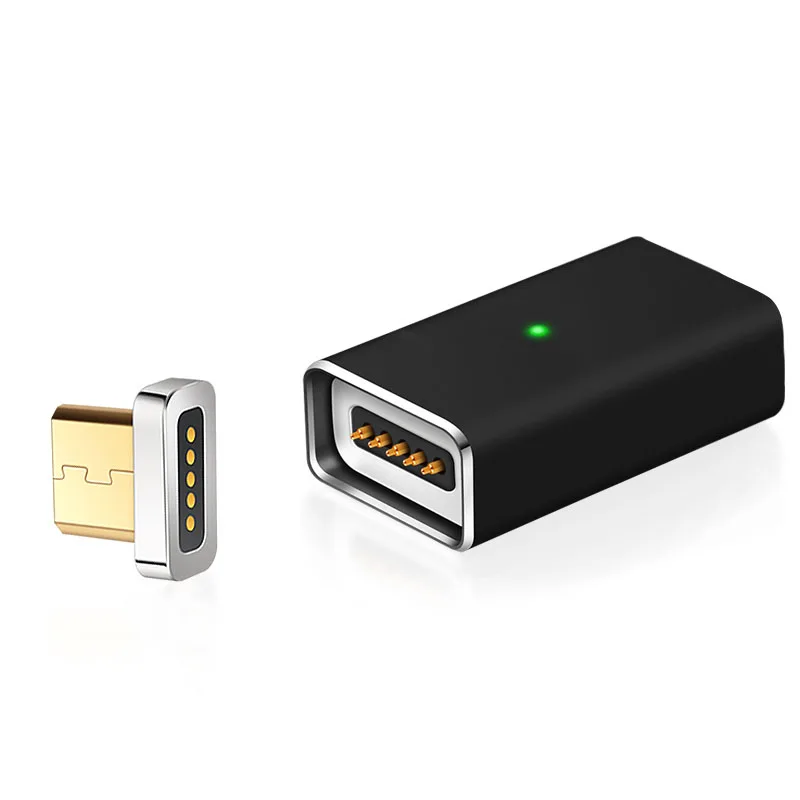 Адаптер зарядный магнитный с разъемом Micro USB на Type C/Lightning/Micro USB|Переходники и