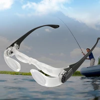 wearing glasses magnifying glass unisex 600 degree presbyopia magnifying glass outdoor fishing special glasses magnifying glass