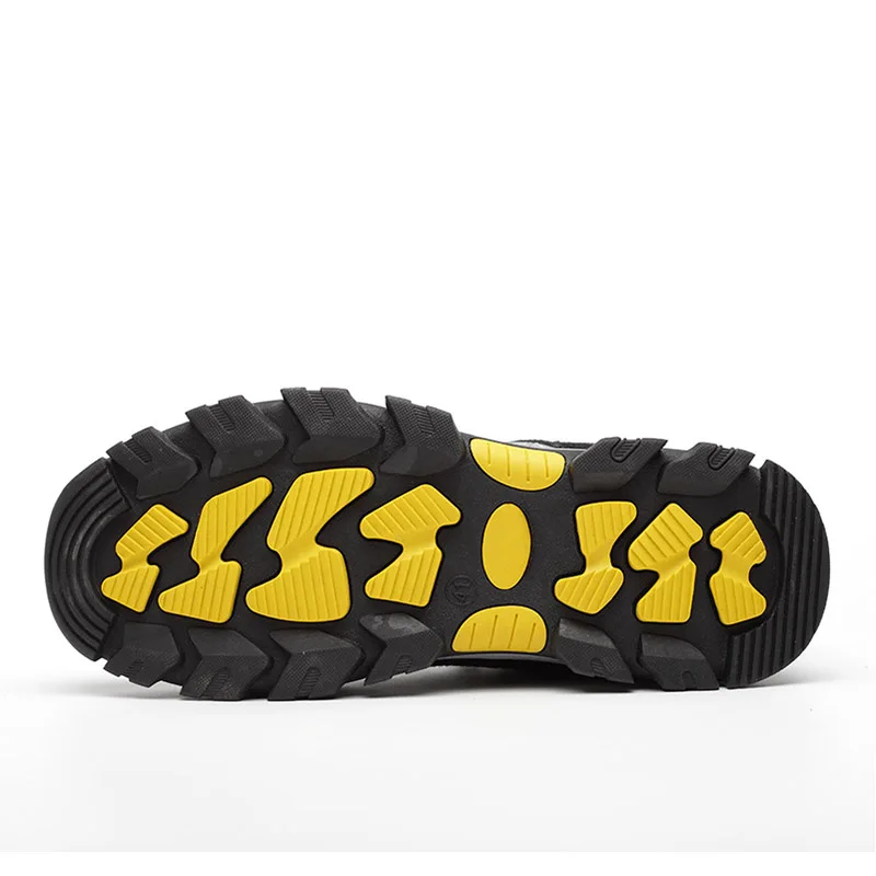 Мужская обувь рабочие ботинки со стальным носком безопасные для работы военные