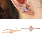 Brincos Продвижение Классические серьги Brinco Новая мода женские готические снежинки Aaa Cz Клипсы Серьги гвоздики розы для ювелирных изделий