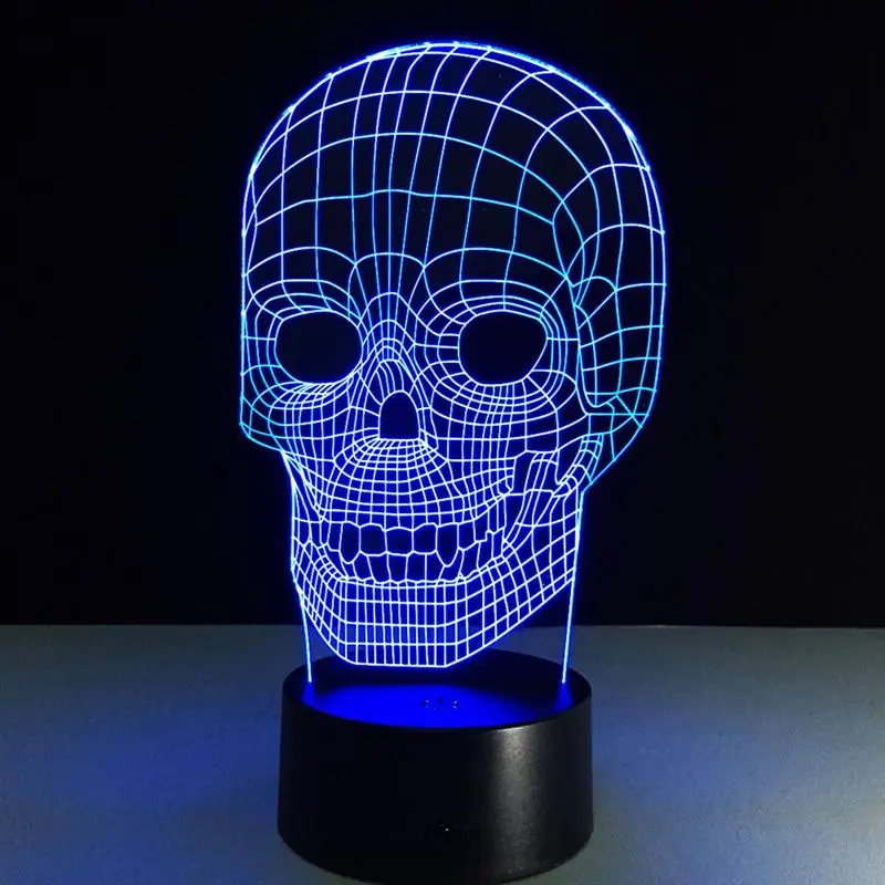 3D лампа видимого света эффект сенсорный выключатель и Дистанционное управление