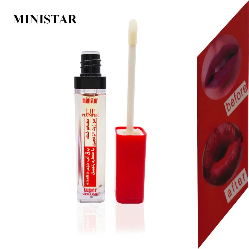 MINISTAR макияж супер объем пухлый it блеск для губ Косметика Увлажняющий крем