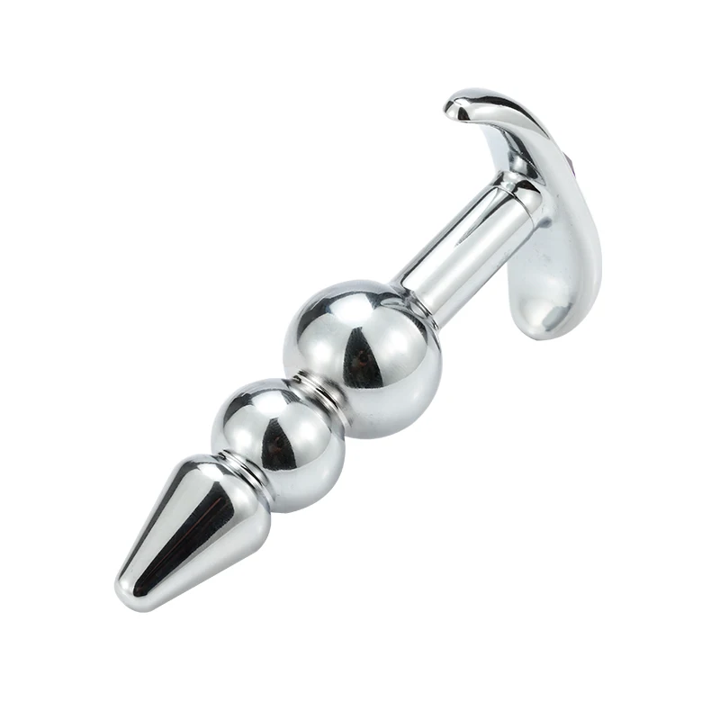 Stainless Steel Metal Anal Plug Dildo Sex Toys Products Butt Gay Beads |