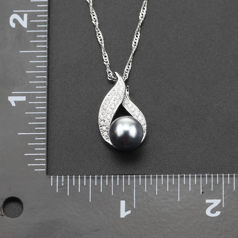 2017 новое поступление серый искусственный жемчуг свадебный подарок набор