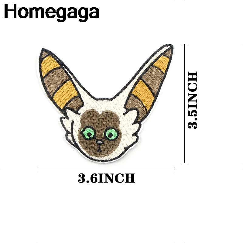 Homegaga мультяшный МОМО DIY вышитые нашивки приклеить утюгом одежду рюкзак шляпа