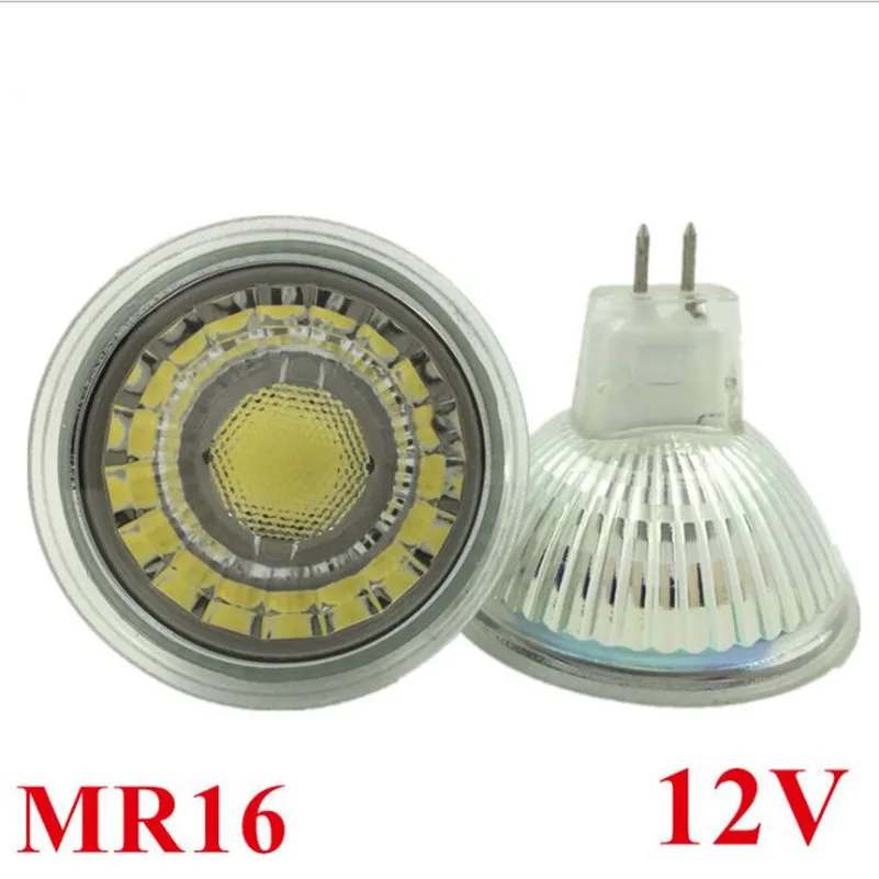 3 Вт MR16 Светодиодный прожектор 300LM Светодиодная лампа COB CREE белый/теплый белый