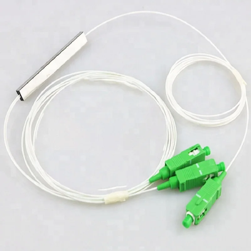 SC APC 1X2 PLC оптоволоконный сплиттер FTTH 0 9 мм одиночный мини стальная труба