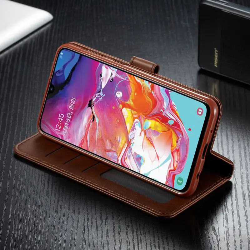 Чехлы для samsung Galaxy A10, роскошный винтажный флип-кошелек, магнитные кожаные сумки для телефона samsung A 10 M10 Coque