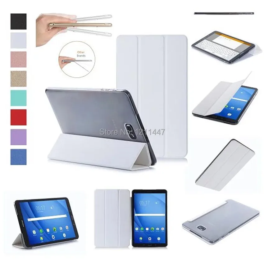 Чехол для Samsung Galaxy Tab A a6 10 1 2016 T585 T580 умный чехол из ПУ кожи планшет + пленка ручка |