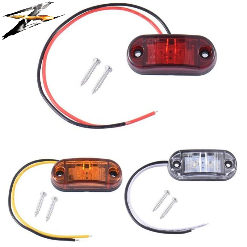 1 шт. яркий белый желтый красный 2 светодиода автомобильный Грузовик фургон маяк