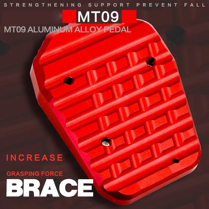 Сплав мотоцикл стенд Brace педаль колодки для Yamaha MT-09 2013 2014 2015 2016 ноги Поддержка |