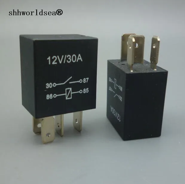 Shhworld 12 В 30A 4Pin 4P автомобильное реле двигателя для вентилятора светильник