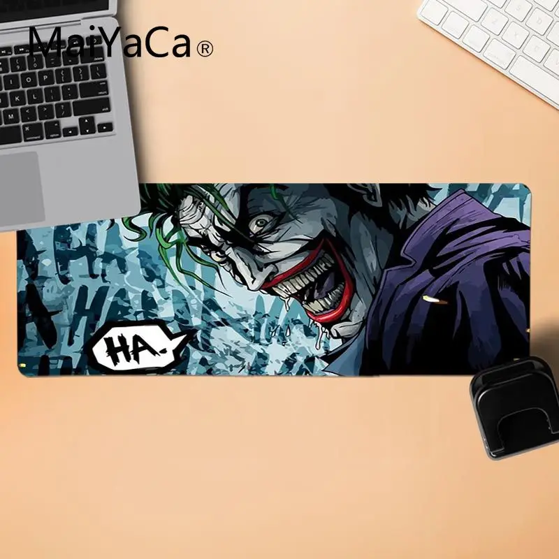 LockEdge 30x80cm MaiYaCa игровой коврик для мыши подарок для мальчика коврик для мыши Джокер Темный коврик для мыши геймерская игра коврики для ноутбука игровой коврик для мыши - Цвет: LockEdge 30x80cm
