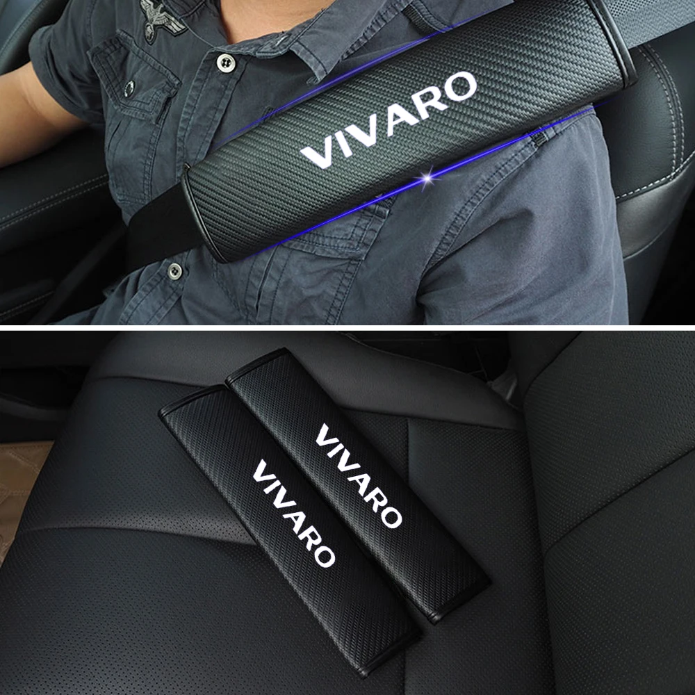 

For Opel Antara Vivaro Car Seat Belt Shoulder Strap Protect Pads Cover No Slip No Rubbing Soft Comfort 2Pcs Red Blue White