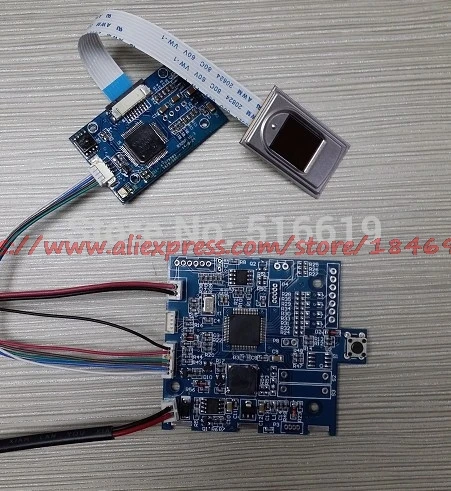 

Free shipping Semiconductor capacitance fingerprint safes circuit board Fingerprint lock control board
