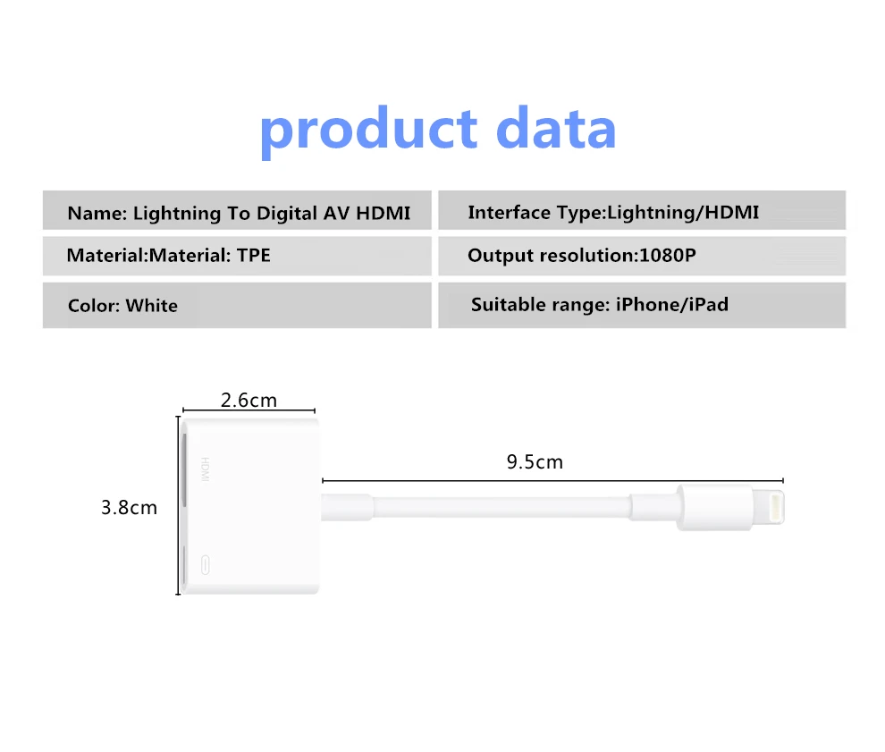Lightning/HDMI Full HD аудио-видео кабель-адаптер av-конвертер для iPhone XS XR X 8 8P 7 7P 6 6S iPad iPod для ТВ HD tv дисплей