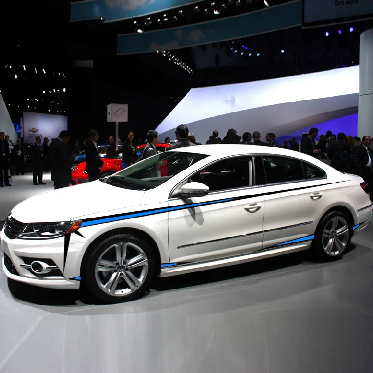 На заказ Универсальный весь набор дверей линия талии наклейки для Volkswagen CC Jette Bora Polo Golf 6 7 BA079