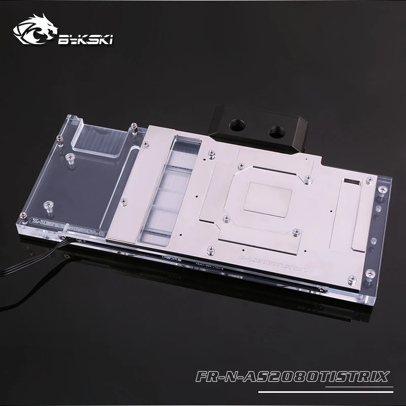 Блок водяного охлаждения Bykski для ASUS ROG STRIX GTX2080TI O11G с полным покрытием и