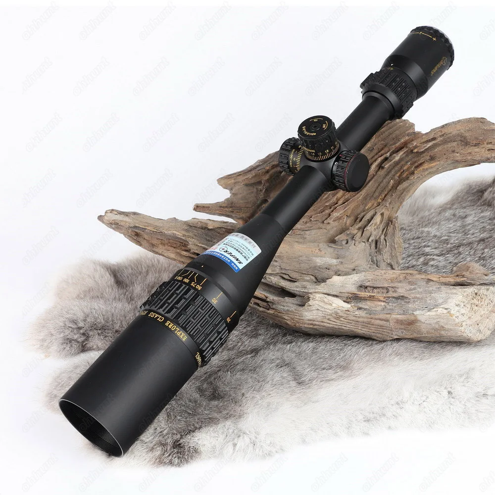 Sniper NT 4.5-18X44 AOGL Riflescope Tactical Rifle Scope RGB Illuminated Glass Reticle Full Size Hunting Optics Sight with Rings | Спорт и