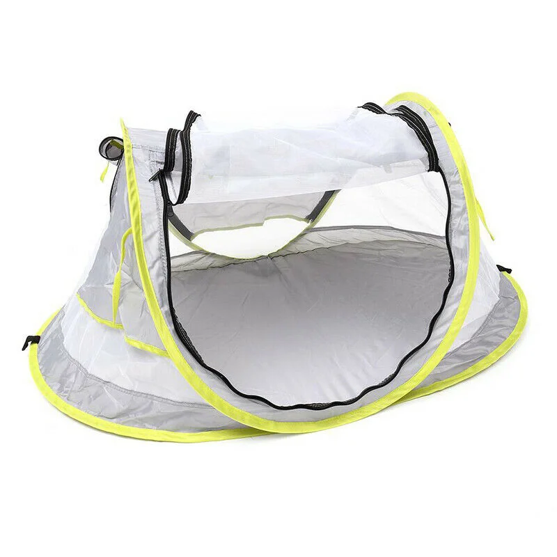 Portable Folding Baby Crib Travel Beach Bed Mesh Tent Mosquito UV Sun Protection | Мать и ребенок