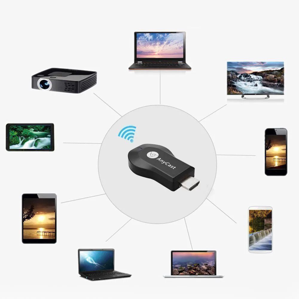 128 М Anycast m2 ezcast Miracast Any Cast HDMI Mirror беспроводной DLNA AirPlay TV Wi-Fi приемник IOS дисплей донгл