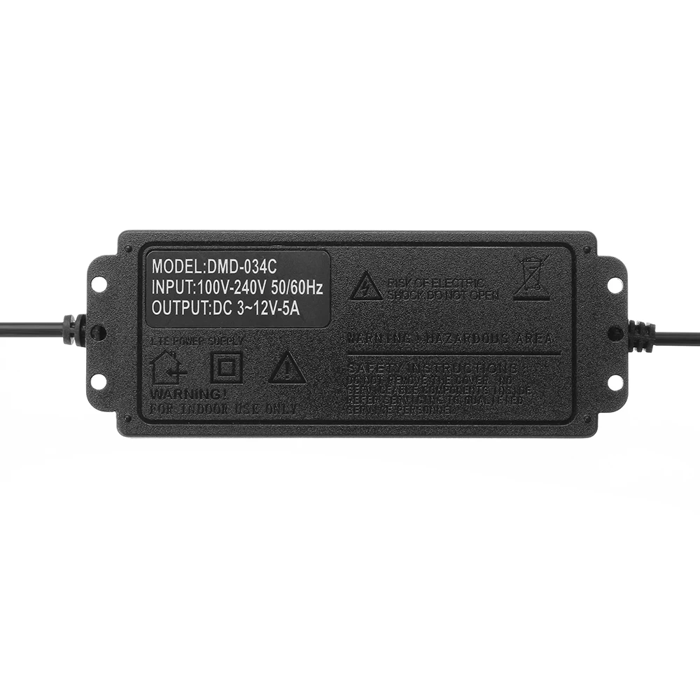 9-24V 3A 72W AC/DC адаптер Дисплей Великобритания вилка Регулируемый питания импульсный