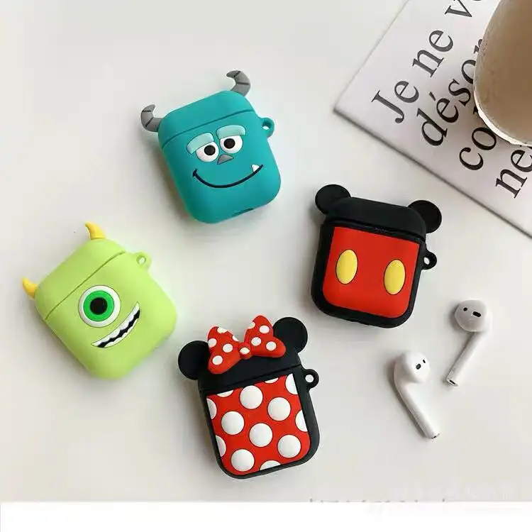 Лидер продаж силиконовый чехол для Apple Airpods мягкий ультратонкий протектор