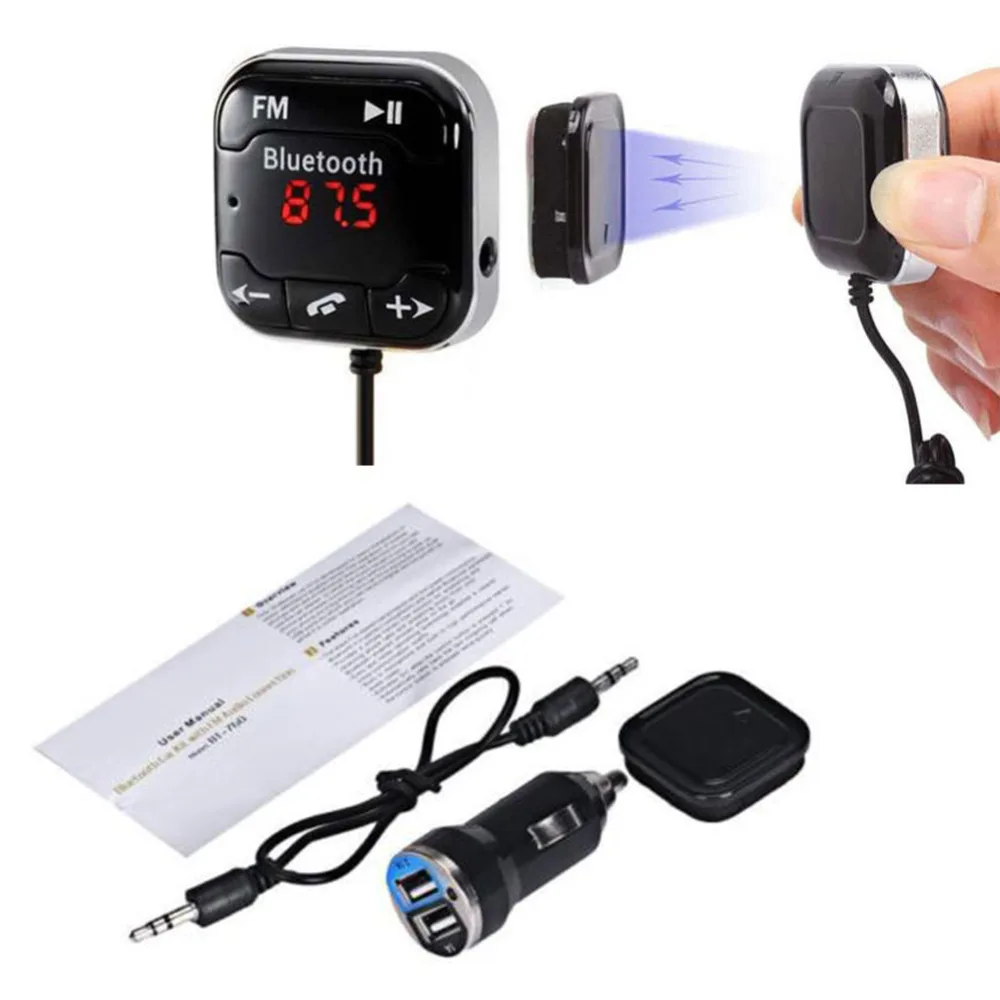 Модулятор fm передатчика встроенный микрофон поддержка usb диска 3 5 мм аудио линии