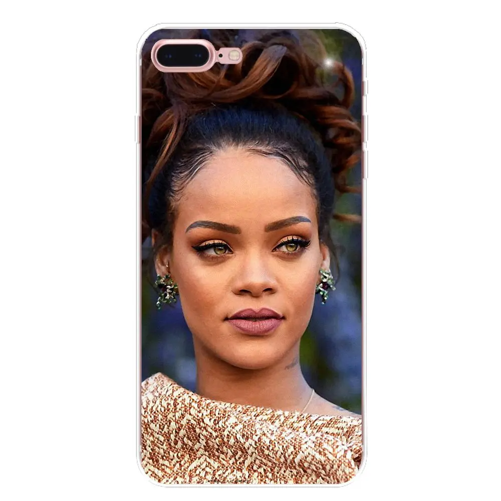 Custom Sexy Pop Star Rihanna Silicone Case For Samsung Galaxy S2 S3 S4 S5 MINI S6 S7 edge S8 S9 Plus Note 2 3 4 5 8 Coque Fundas |