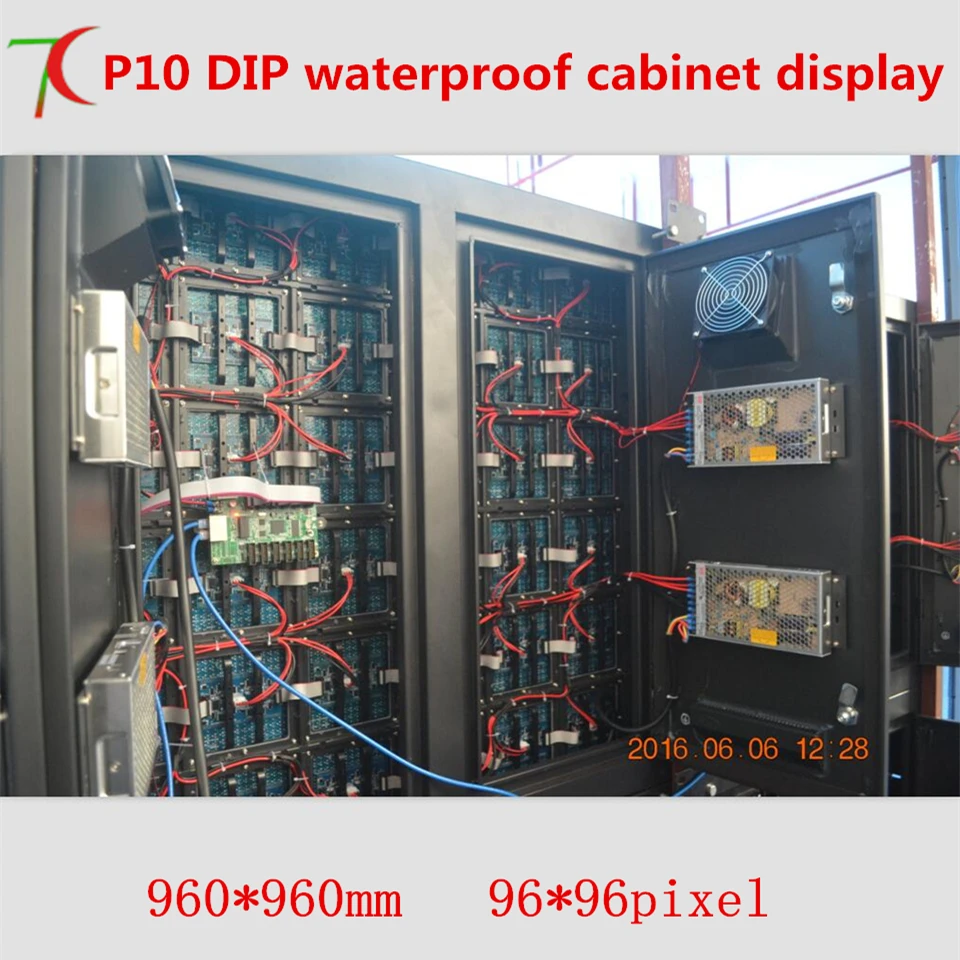 

960*960 мм P10 DIP водонепроницаемый шкаф для наружной рекламы