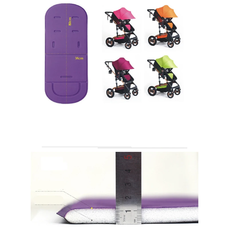 Сиденье для детской коляски хлопковая подушка сиденье автомобиля дышащая