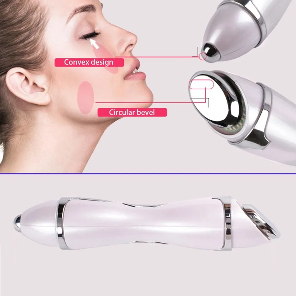 Косметологический прибор с двойной головкой массажер для глаз ручной удаления