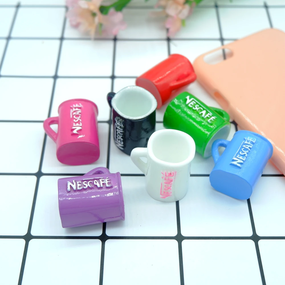 Кофейная чашка из смолы кабошоны для украшения телефона бант волос сделай сам |