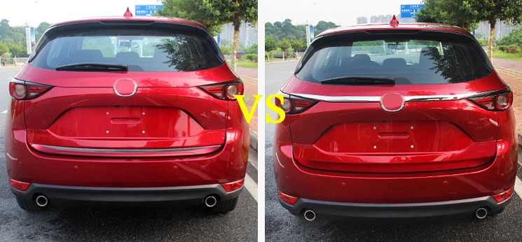 2 шт. новые аксессуары! ABS Задняя Крышка багажника Обшивка молдинг задней двери