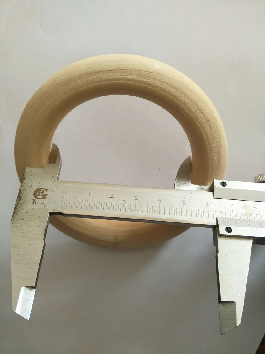 10Pcs/lot Unfinished Teething Ring Outside diameter 9.8cm (3.9 inche ) Natural Wooden Rings JW-0T9 | Украшения и аксессуары