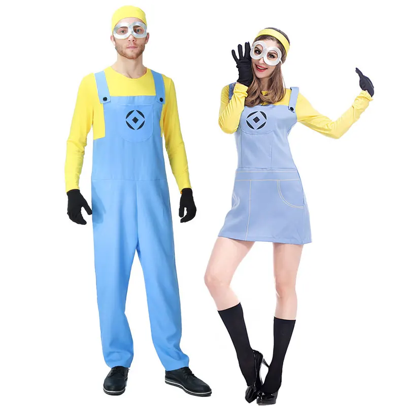 Мужские и женские костюмы Umorden миньонов из фильма Despicable Me забавные желтые