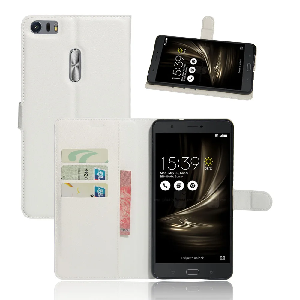 Деловой чехол Vonada для Asus ZenFone 3 Ultra ZU680KL защитный флип телефона кошелек из