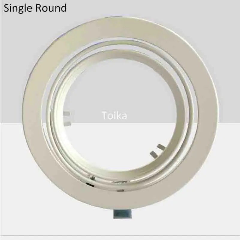 Toika 10 шт./лот AR111 крепеж holer алюминий Белый лицо, AR111 holer для cob AR111 фитинг решетка Светодиодная лампа