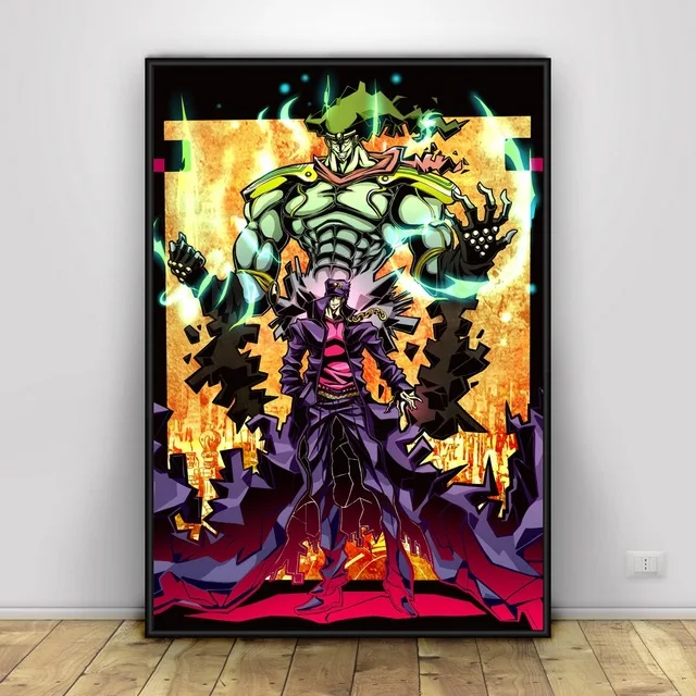 Аниме DIY алмазная живопись JoJo S причудливый приключенческий постер вышивка картина полный квадратный Набор для вышивки крестом мозаика настенная палка - Цвет: Diamond BYBY2711