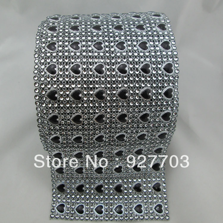 Модная черная Бриллиантовая сетка с рисунком в виде сердца | Дом и сад