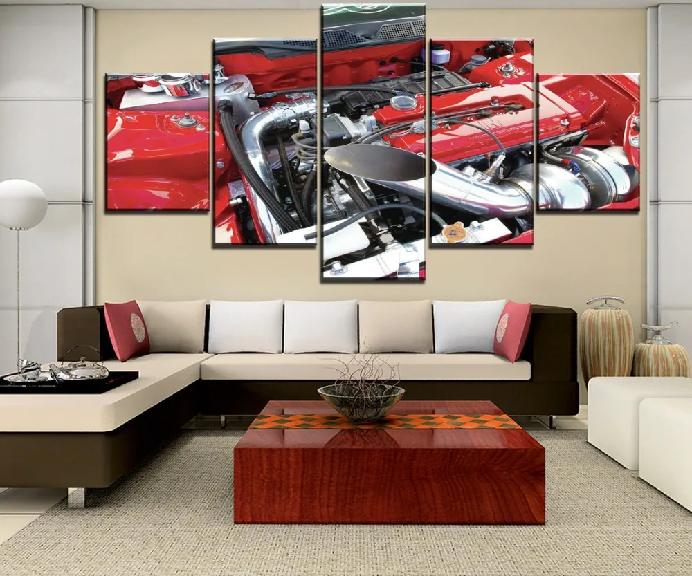 Модульная печатная картина плакат H Engine абстрактная Современная декоративная на