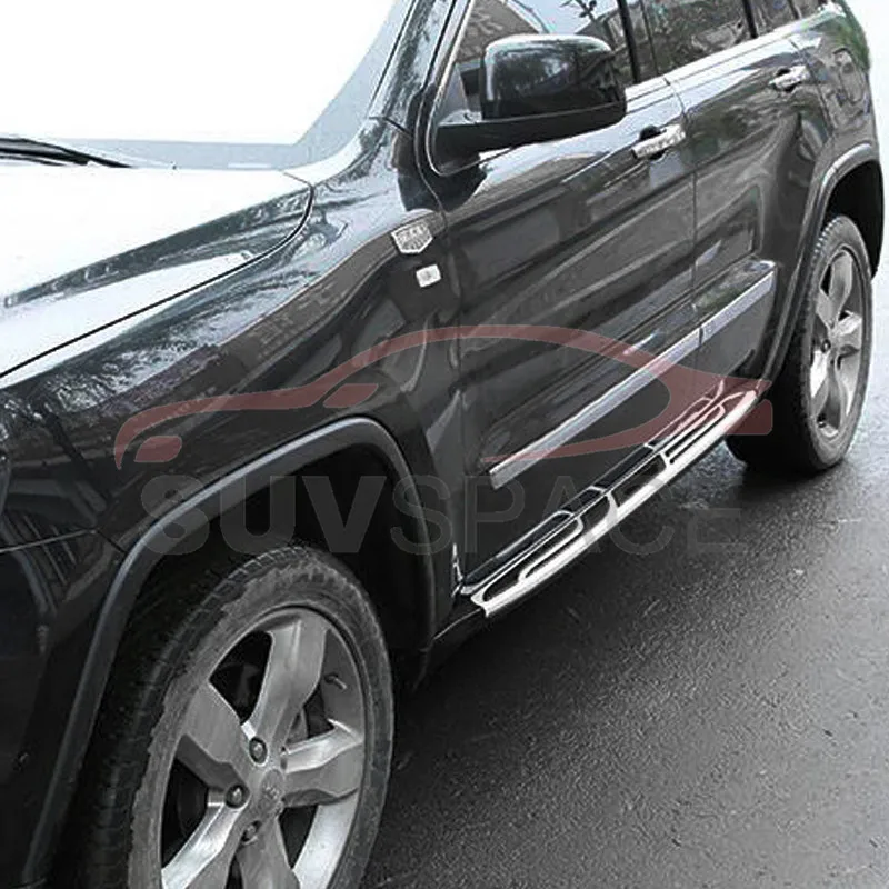 Алюминиевая Беговая доска боковая Шаговая nerf бар подходит для JEEP Grand Cherokee 2011 2020|side