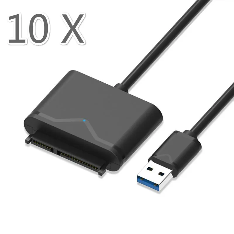 

10SATA в USB адаптер USB 3,0 кабель в Sata конвертер для 2,5 3,5 HDD SSD жесткий диск поддержка UASP для Win 8 8,1 10 Mac OS 8/50 см