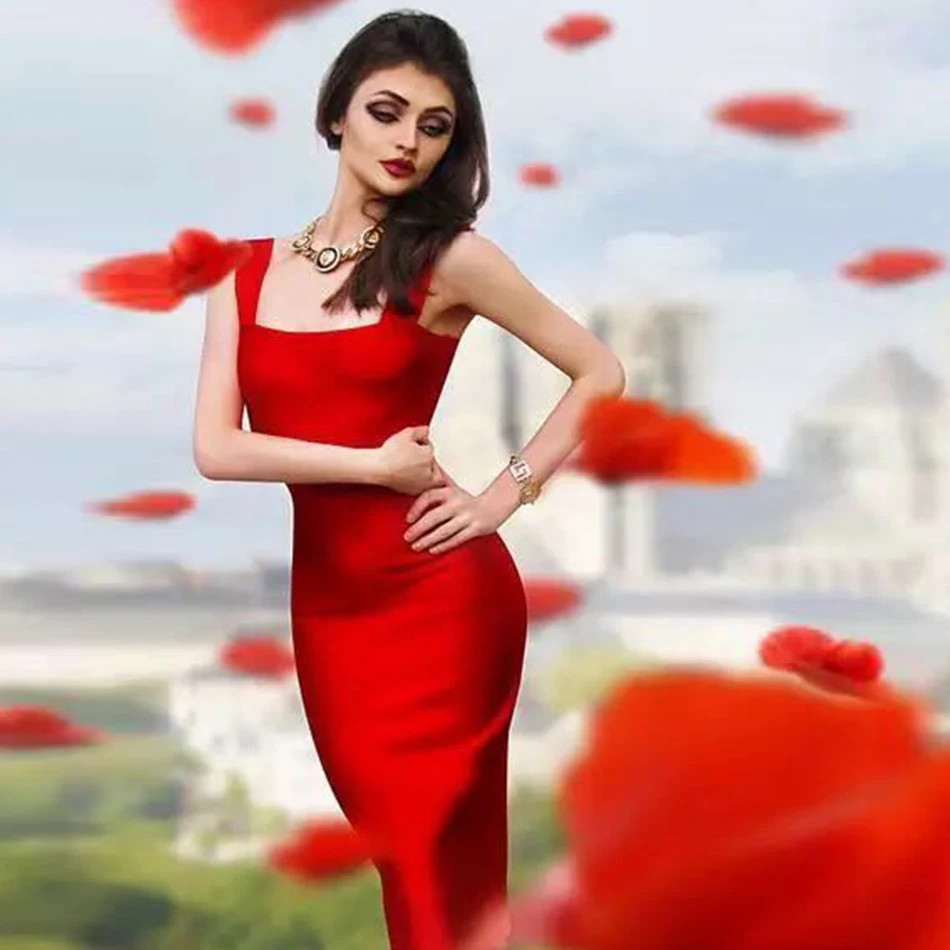 Бесплатная Delivery2020 Новый Женская мода длинные платья повязки пикантные вечерние